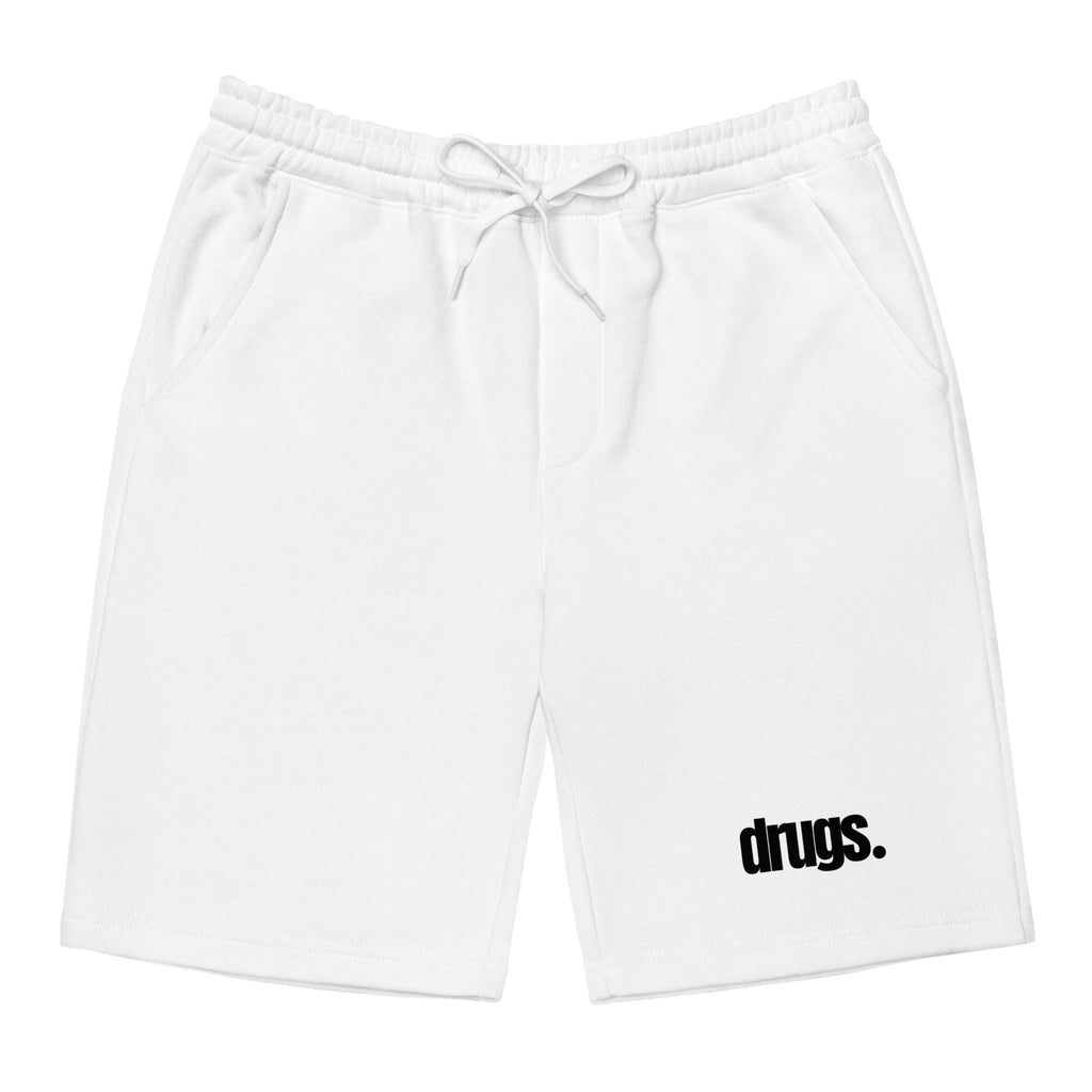 Drugs Simple Men's fleece shorts | Swaggy Collective Street Wear - Swaggy Steals